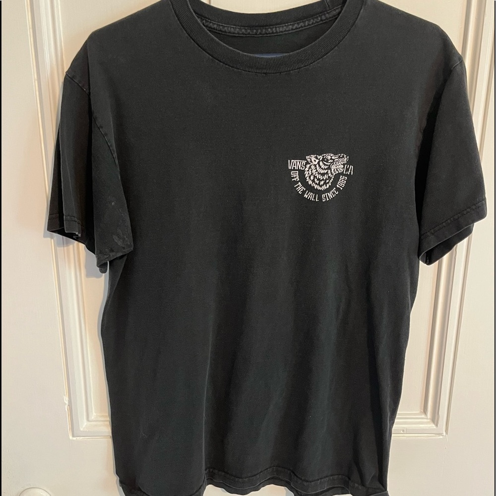 Black Vans Short Sleeve Graphic Tee